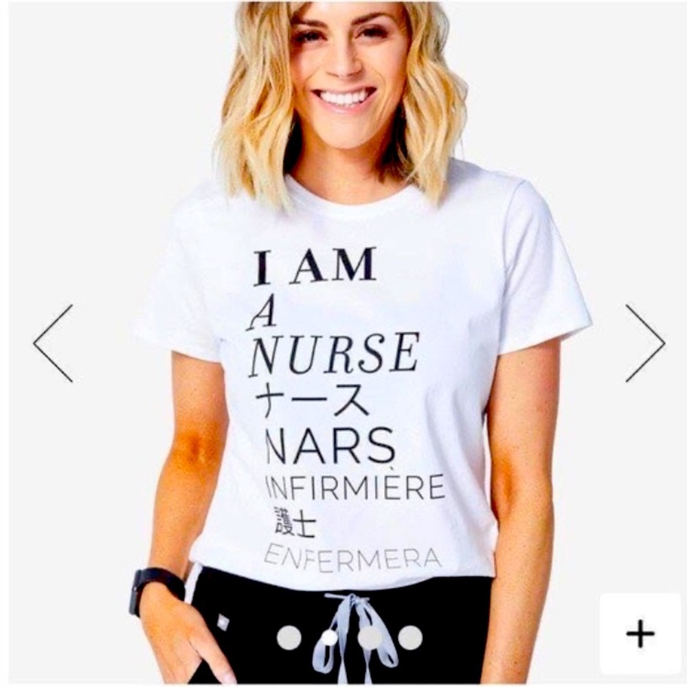 FIGS Limited Edition I am Nurse Tee Size M NWT